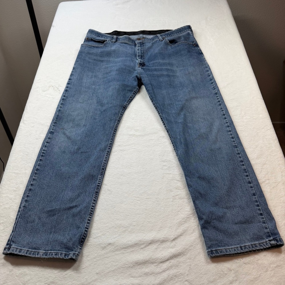 Wrangler Jeans Mens 40x29 Blue Good Regular Fit Stretch Denim 96CFWSW